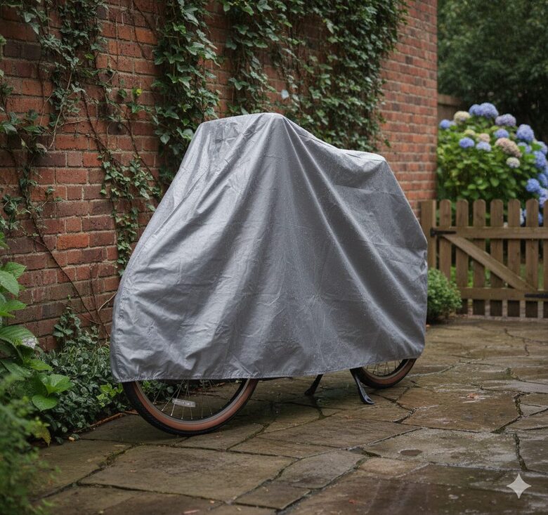 Velosipēda pārklājs 2.3m x 1.3m pelēks